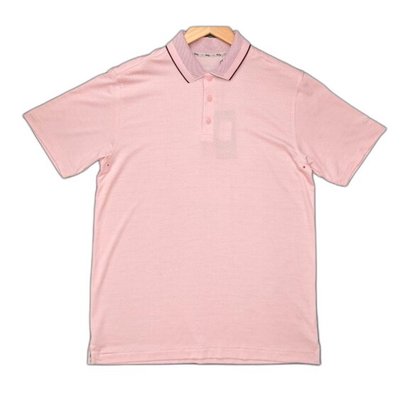 NEW Men's Walter Hagen Pink Shortless Golf Polo Shirt Various Sizes - Picture 1 of 6